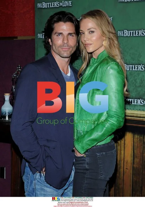 Elizabeth Berkley and Greg Lauren at "The Butler's in Love" premiere