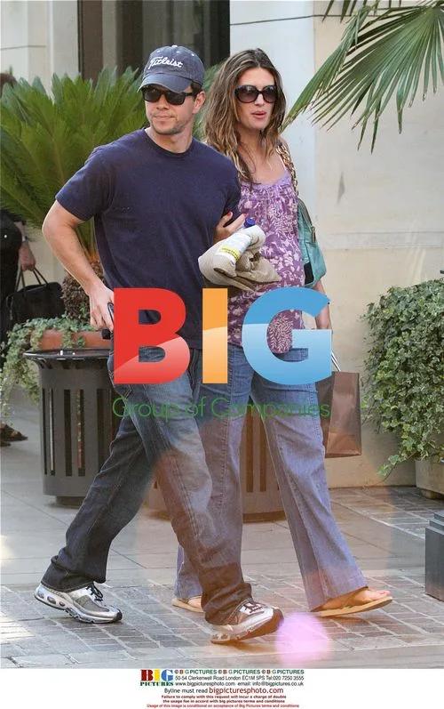 Mark Wahlberg and Rhea Durham Spotted Leaving Cinema