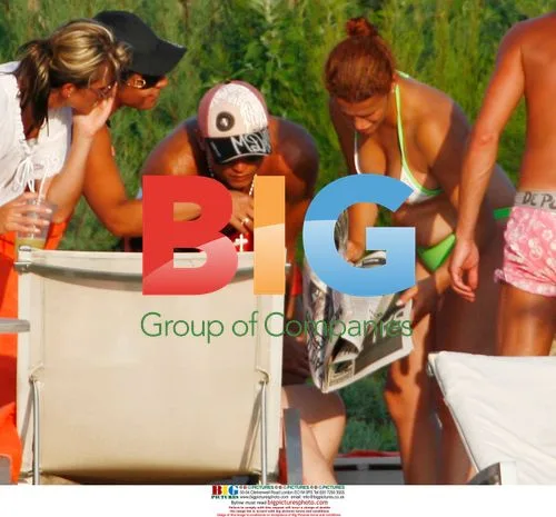 Cristiano Ronaldo on holiday in Italy