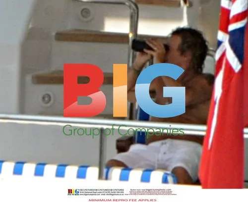 Rod Stewart and Penny Lancaster in Positano, Italy
