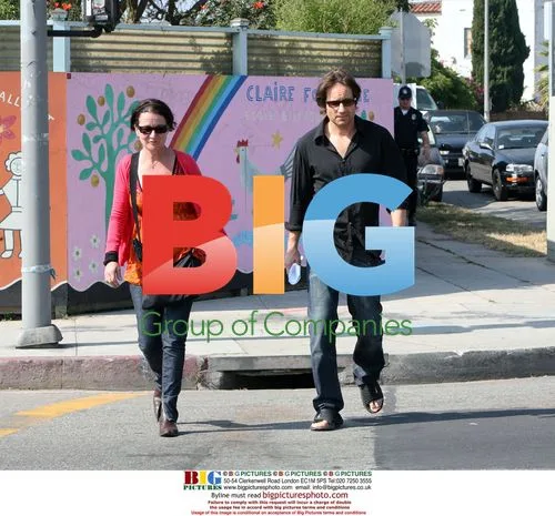 David Duchovny on Californication set