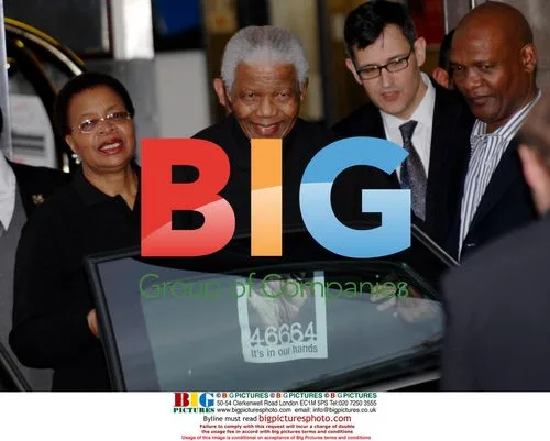 Nelson Mandela at Dorchester Hotel, London