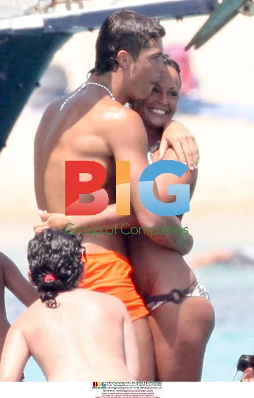 Cristiano Ronaldo on holiday in Italy