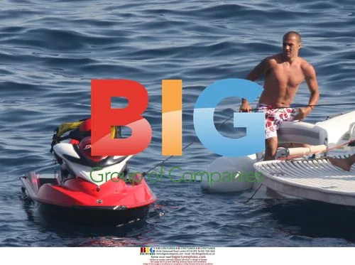 Footballer Fabio Cannavaro on vacation in Capri, Italy