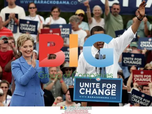 Obama and Clinton Campaign Together