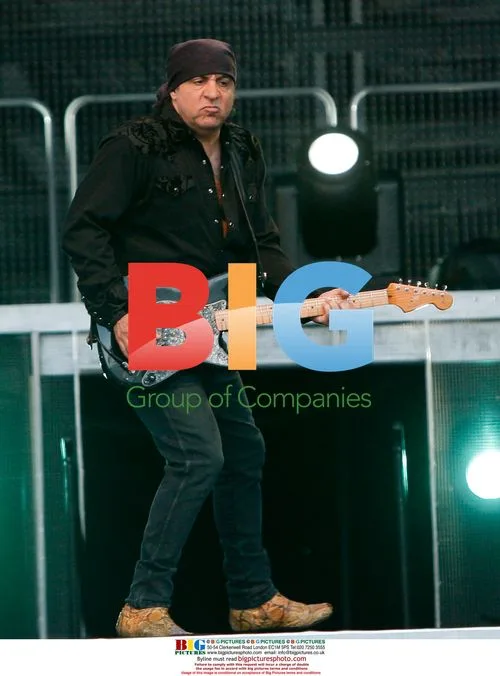 Steven Van Zandt performs with Bruce Springsteen