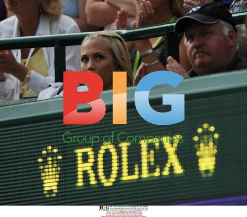 Bec Cartwright watching Lleyton Hewitt at Wimbledon