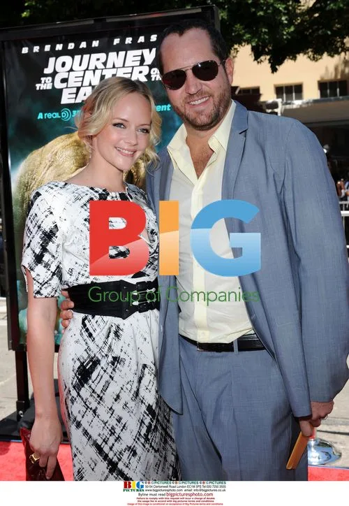 Marley Shelton & Husband at "Journey" Premiere