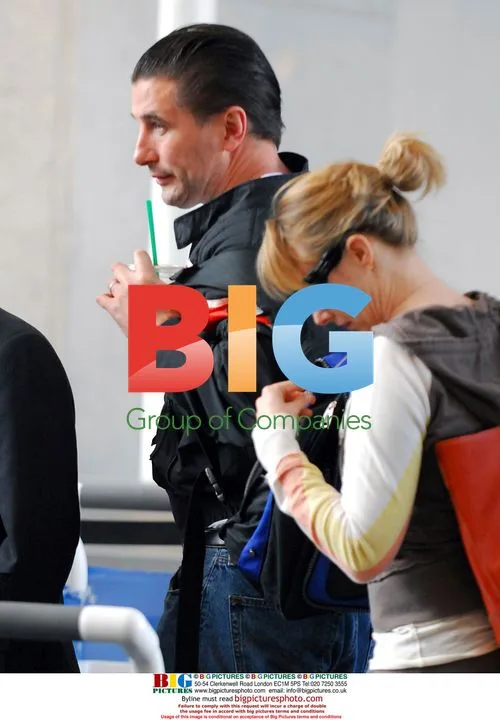 Chynna Phillips and William Baldwin at LAX
