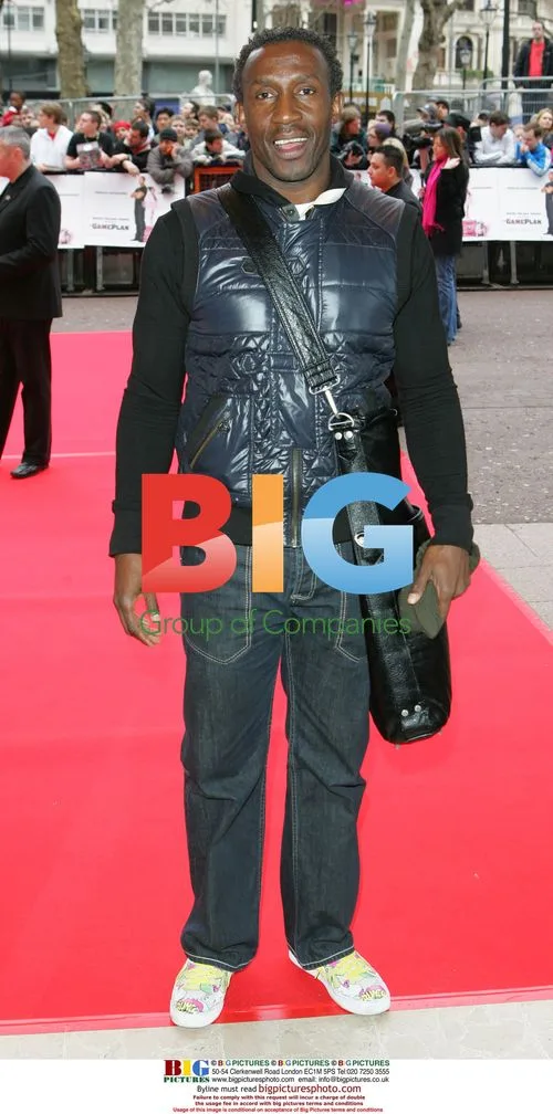 Linford Christie at "The Game Plan" Premiere