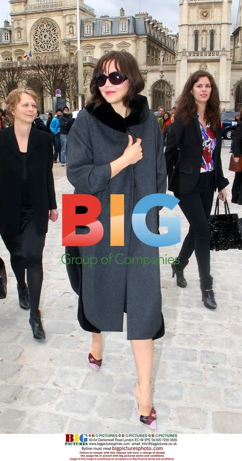 Maggie Gyllenhaal at Louis Vuitton Fashion Show