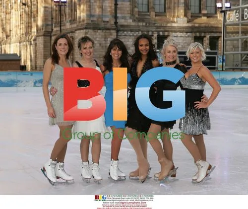 Celebrities Pose at Dancing on Ice 2008 Launch