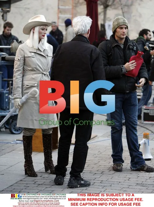 Tilda Swinton on the set of 'Limits of Control' in Madrid