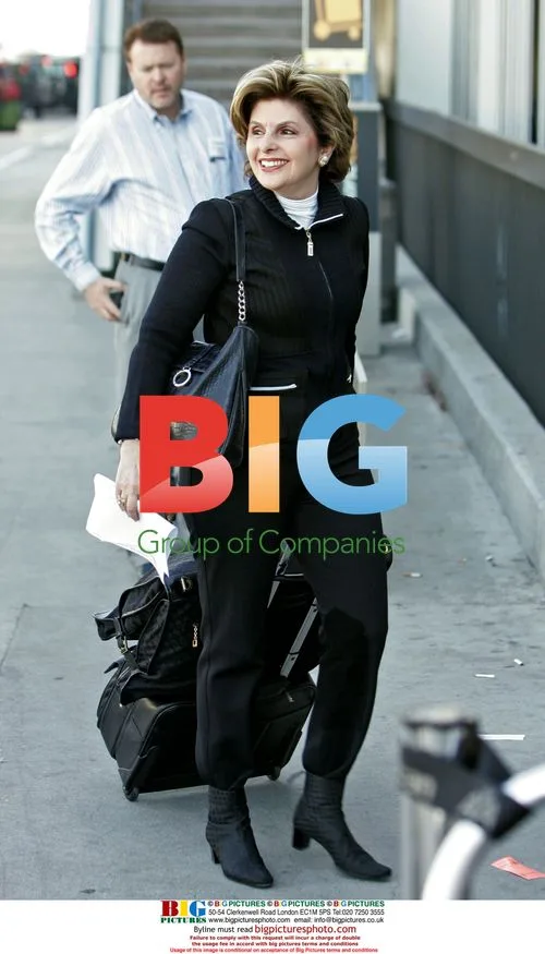 Gloria Allred departs from LAX