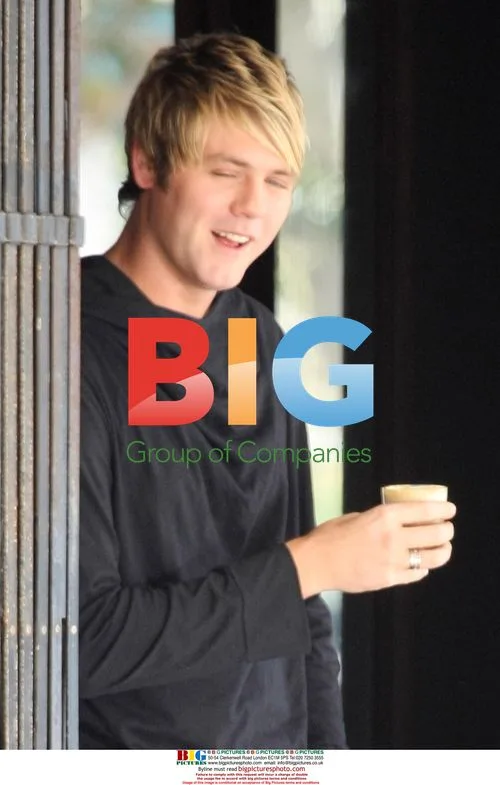 Brian McFadden on photo shoot in Sydney