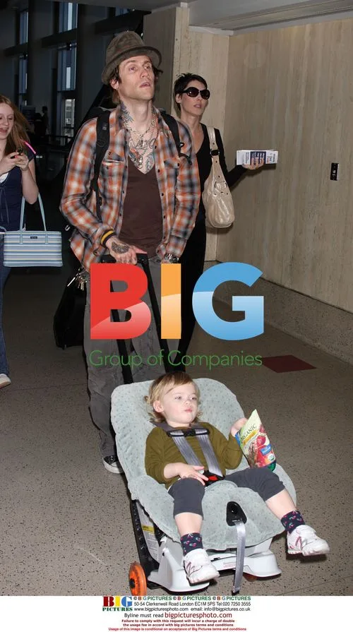 Perry Farrell and Family Depart LAX