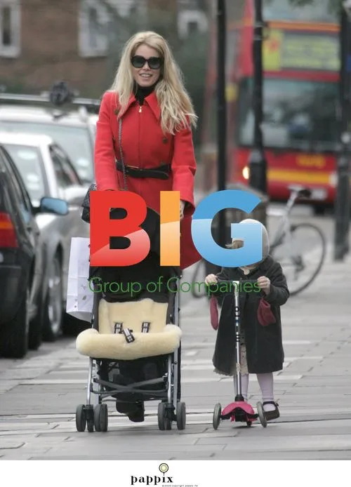 Claudia Schiffer and Daughter Clementine Outing