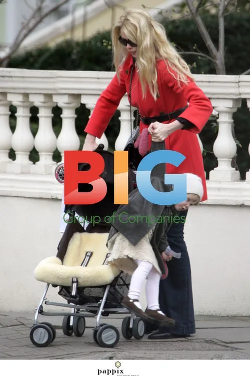 Claudia Schiffer and Daughter Clementine Enjoy Stroll