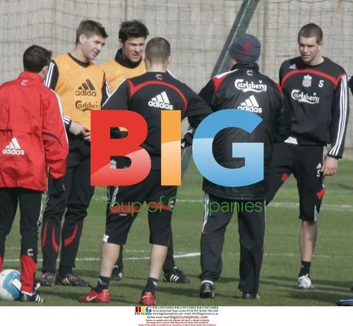 Liverpool players before Newcastle match