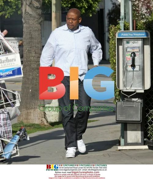 Oscar-winner Forest Whitaker crosses Sunset Blvd