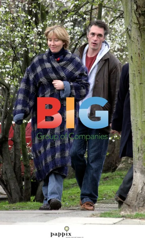 Emma Thompson and Greg Wise with baby