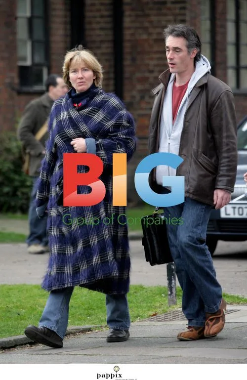 Emma Thompson and Greg Wise with baby