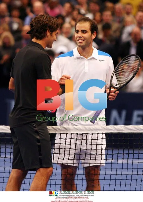 Sampras vs Federer at NetJets Showdown