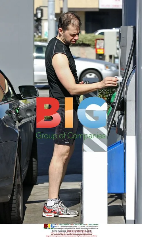 Jon Cryer Gassing Up in LA