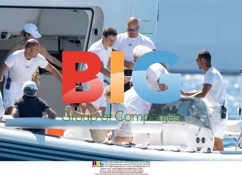 Luciano Benetton Enjoys St Bart's Sun