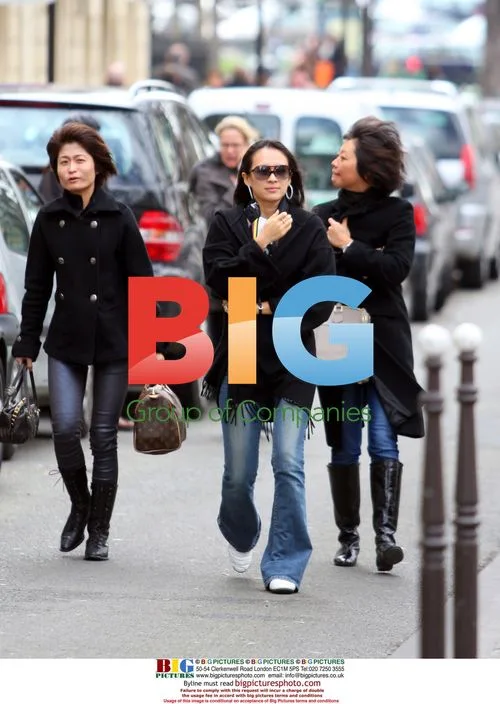 Zhang Ziyi Shopping In Paris