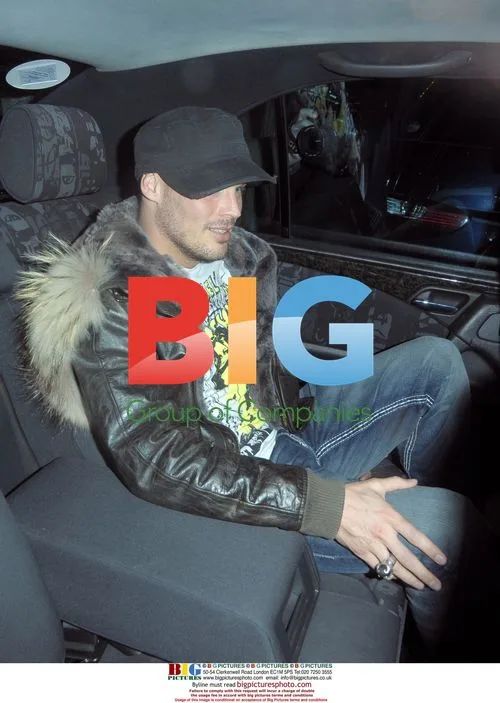 Footballer Freddie Ljungberg dines in Mayfair