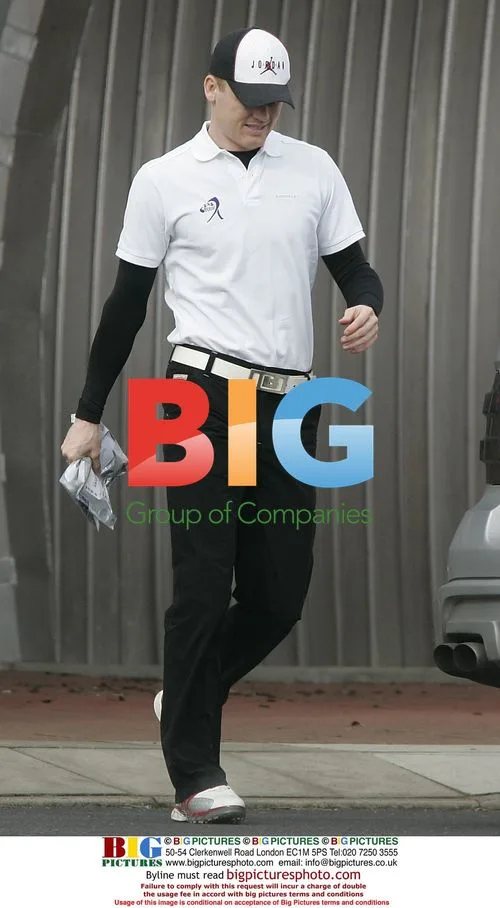 Liverpool Player John Arne Riise Arrives at Training Grounds