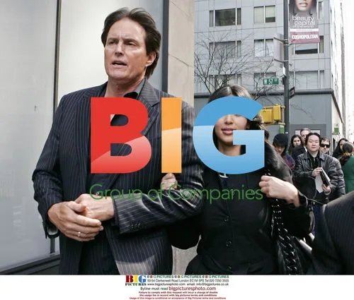 Kim Kardashian and Bruce Jenner in NYC