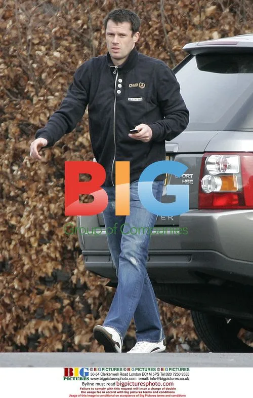 Liverpool Fooball Players Arrive at Training