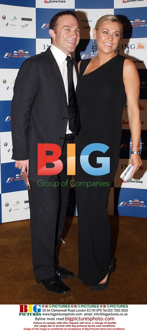 Michael Slater and Wife at Grand Prix Ball