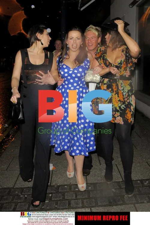 Charlotte Church and Gavin Henson celebrate rugby win