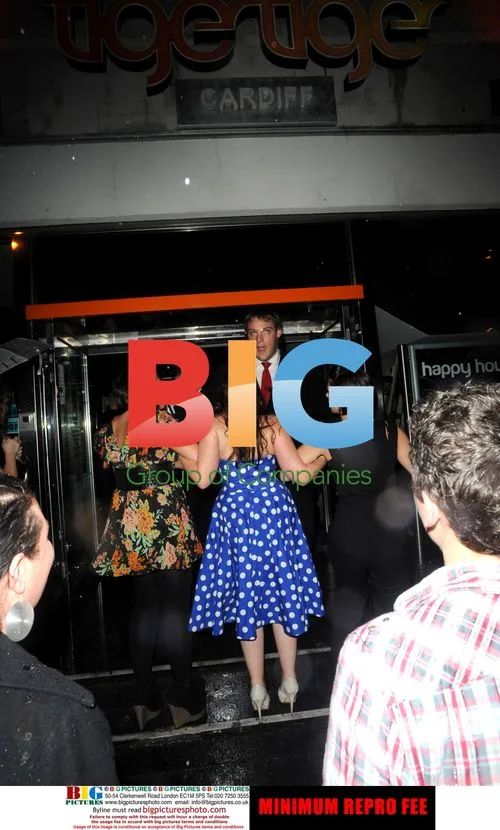 Charlotte Church and Gavin Henson Leaving Oceana Club