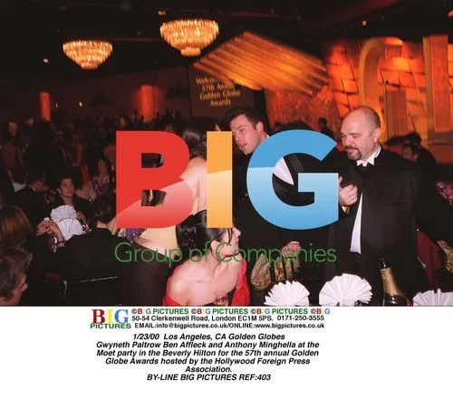 Gwyneth, Ben, and Anthony at Golden Globes Party