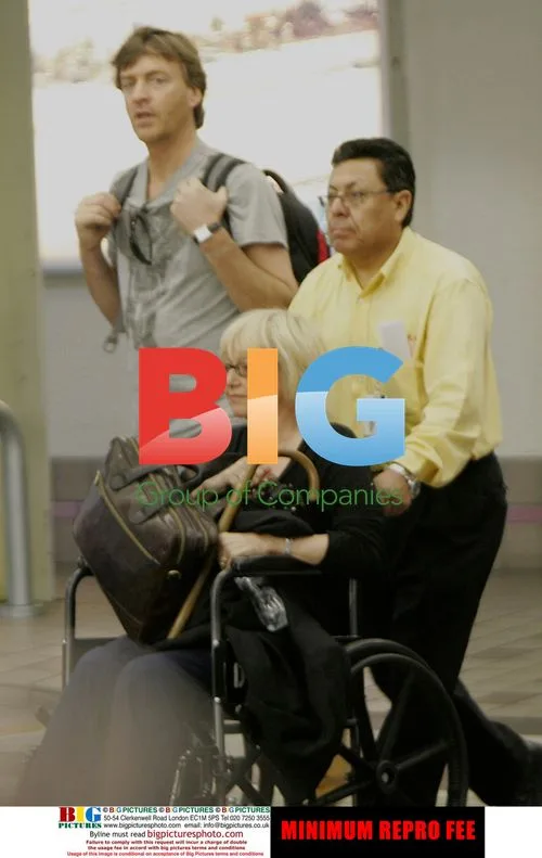 Richard Madeley and Judith Finnigan at Miami Airport