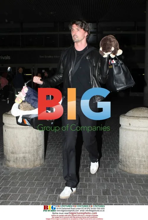 Goran Ivanisevic Arrives at LAX with Family