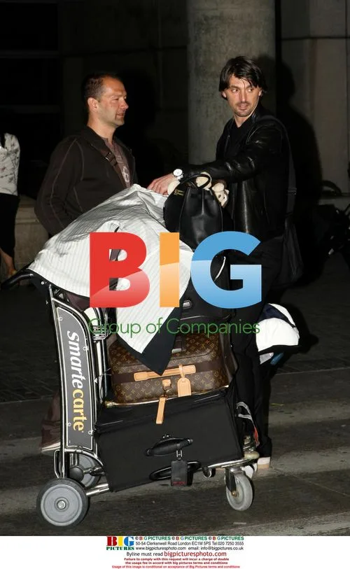 Goran Ivanisevic Arrives at LAX with Family
