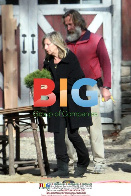 Barbara Streisand surveys landscaping