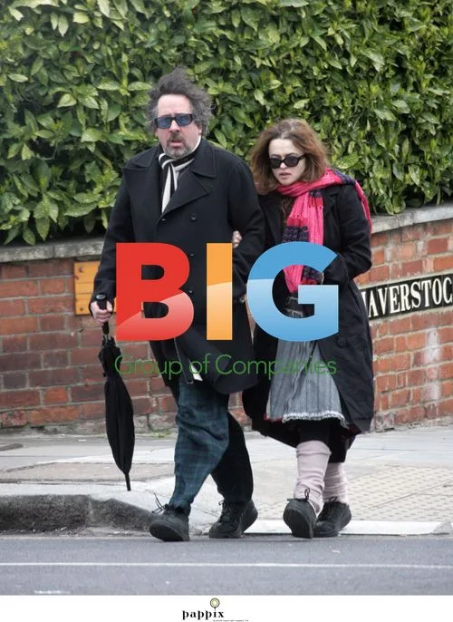 Tim Burton and Helena Bonham Carter Share Moment