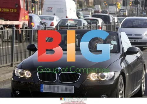 Singer Lilly Allen drives new black BMW