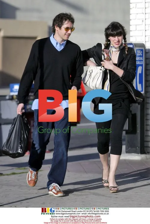 Milla Jovovich and Paul W.S. Anderson get drinks in LA