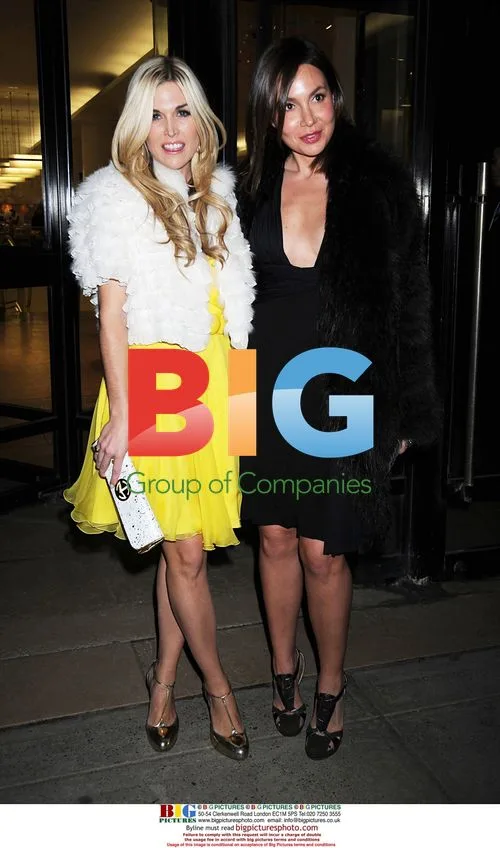 Tinsley Mortimer and Fabiola Beracasa at Versace event