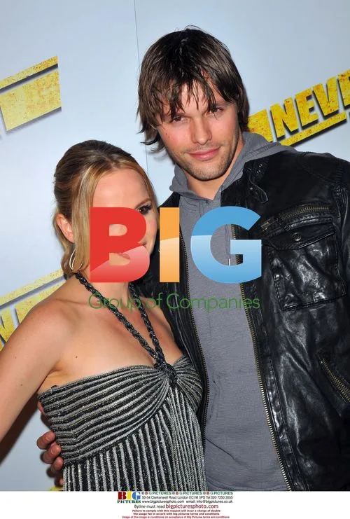 Alexa Havins and Justin Bruening at 'Never Back Down' Premiere