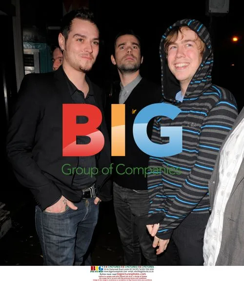Matt Willis and James Bourne at Sugababes afterparty
