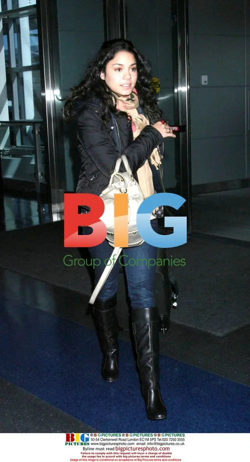 Vanessa Hudgens at JFK Airport