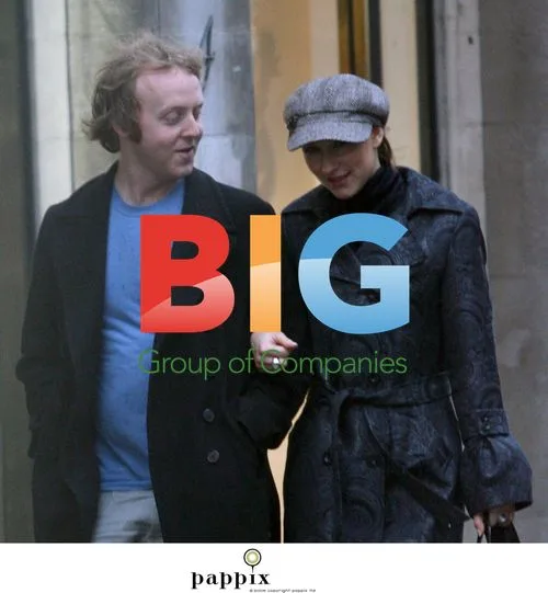 James McCartney with girlfriend